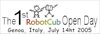 The RobotCub 1st Open Day